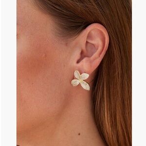 Savvy Cie Rose Stud Earrings